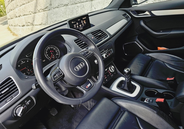 Audi Q3 cena 57700 przebieg: 239647, rok produkcji 2013 z Szczekociny małe 781